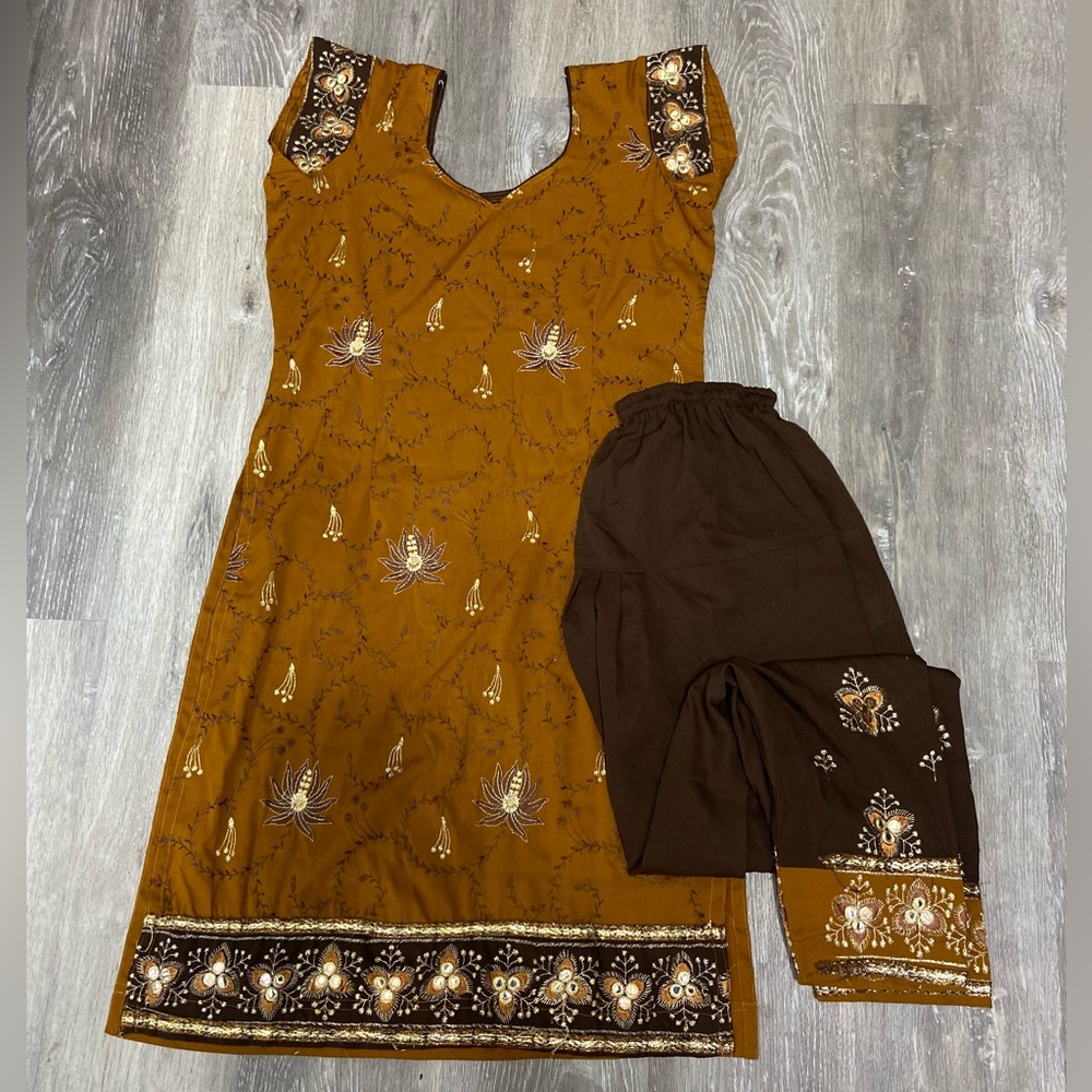 Indian Sequin Tunic 2 Piece Set